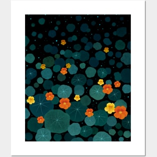 Nasturtium Garden Posters and Art